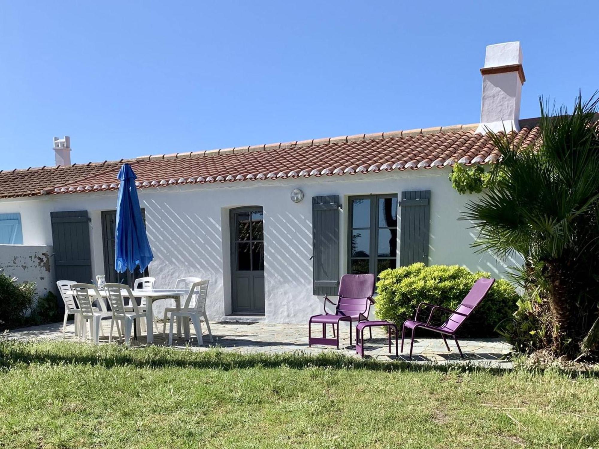Maison Renovee Pres Plage, 6 Couchages, Terrasse, Bbq, Parking, Internet Inclus - Fr-1-224B-588 Noirmoutier-en-l'Ile Exterior photo